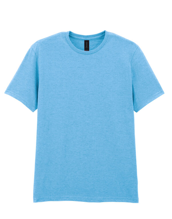 64000 GILDAN Softstyle Adult T-Shirt Sky Blue 64000 GILDAN Softstyle Adult T-Shirt Sky Blue