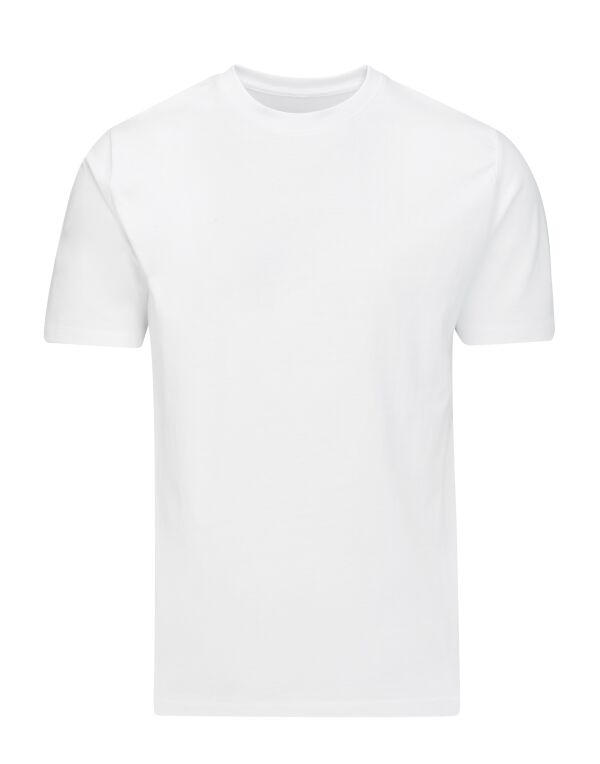 M03 White Unisex Essential Organic Heavy T