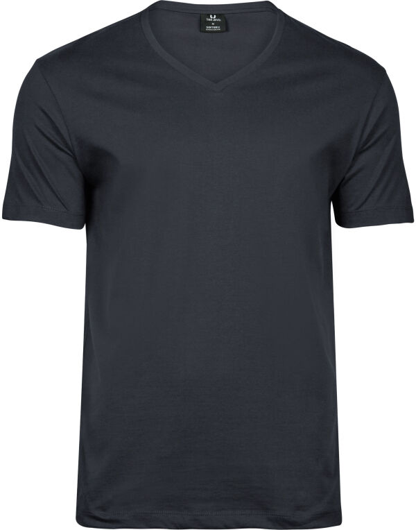 TJ8006 Dark Grey Men’s Fashion V-Neck Sof-Tee