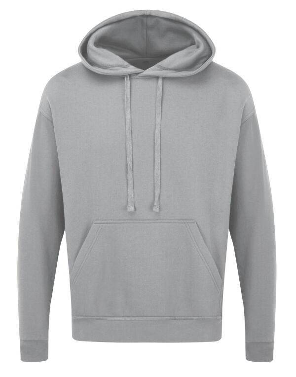 UCC006 Ultimate Clothing Company Everyday Hooded Sweat Heather Grey