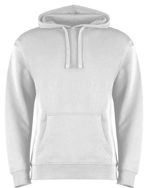 KK333 White Regular Fit Hoodie