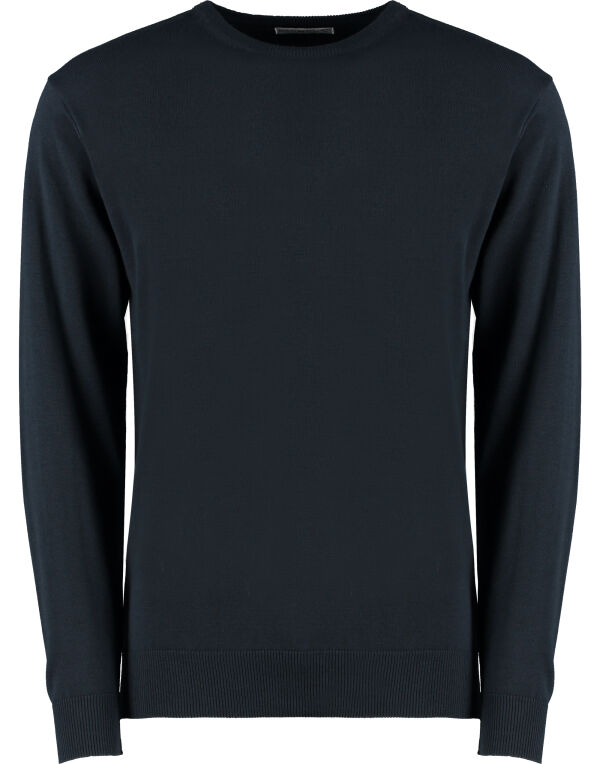 KK253 Kustom Kit Regular Fit Arundel Crew Neck Sweater Navy