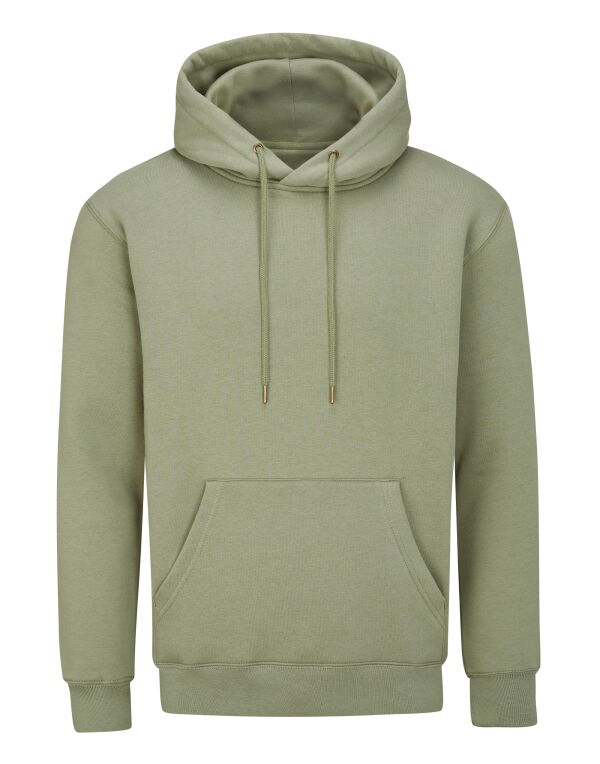 M04 Soft Olive Essential Organic Hoodie