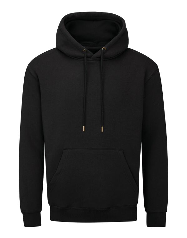 M04 Black Essential Organic Hoodie