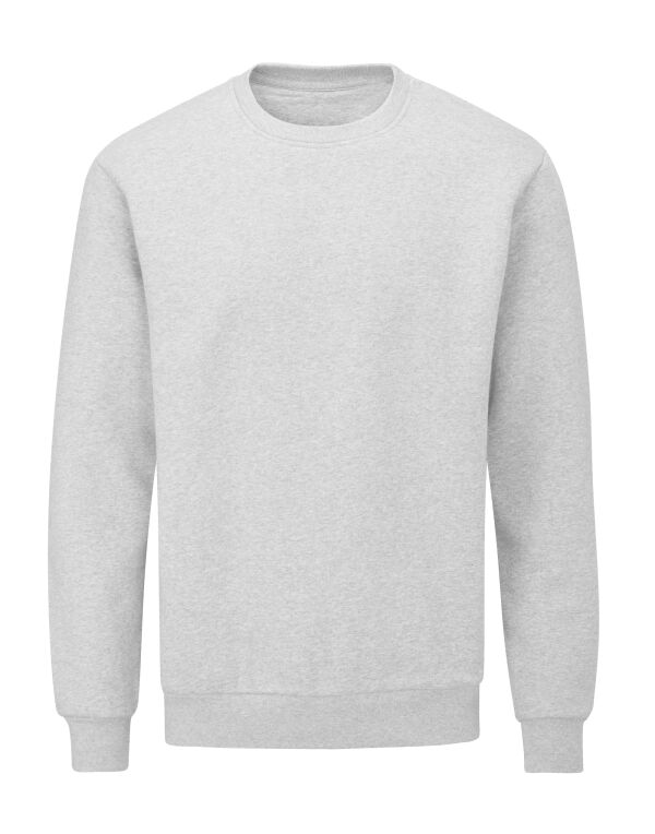 M05 Heather Grey Melange Essential Organic Sweatshirt