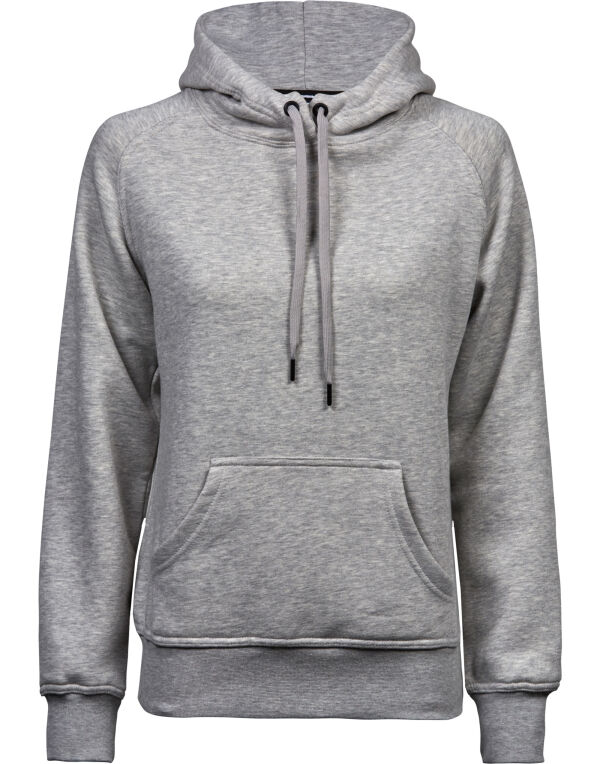 TJ5431 Tee Jays Ladies’ Hooded Sweatshirt Heather Grey