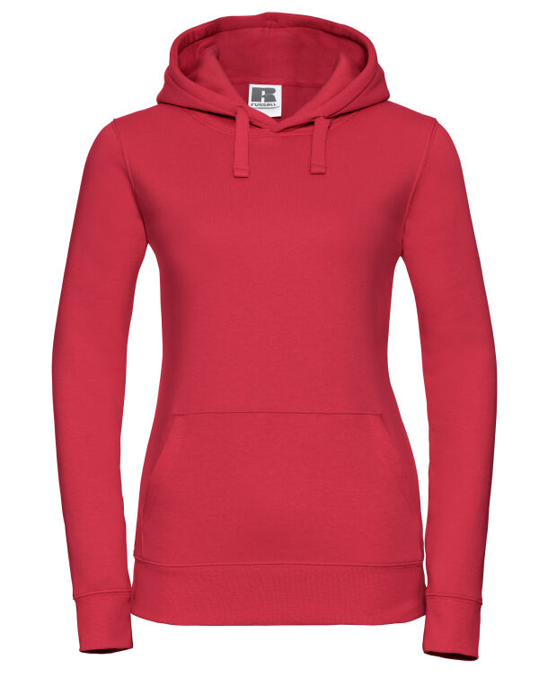 265F Russell Ladies’ Authentic Hooded Sweat Classic Red