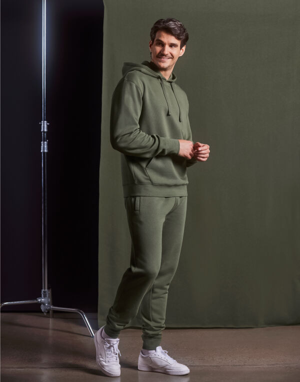 265M Russell Men’s Authentic Hooded Sweat Olive
