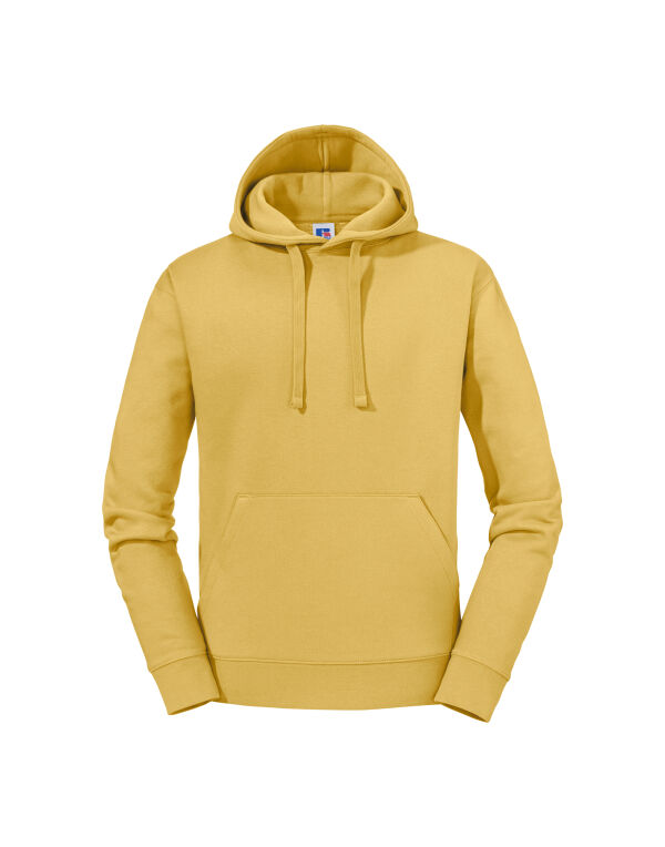 265M Russell Men’s Authentic Hooded Sweat Mustard Yellow