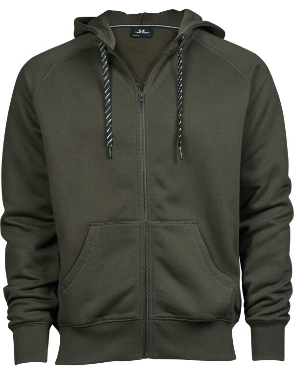 TJ5435 Tee Jays Men’s Fashion Full Zip Hood Deep Green