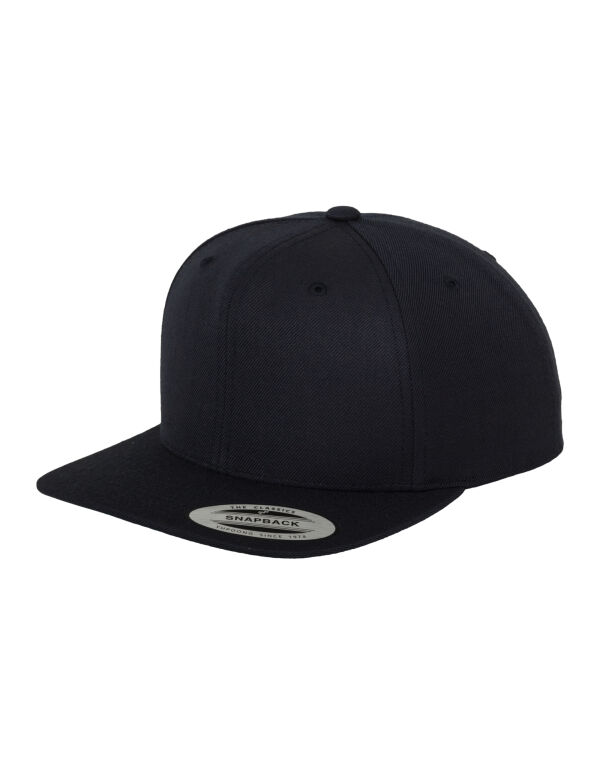 6089M Flexfit Classic Snapback Cap Dark Navy 6089M Flexfit Classic Snapback Cap Dark Navy