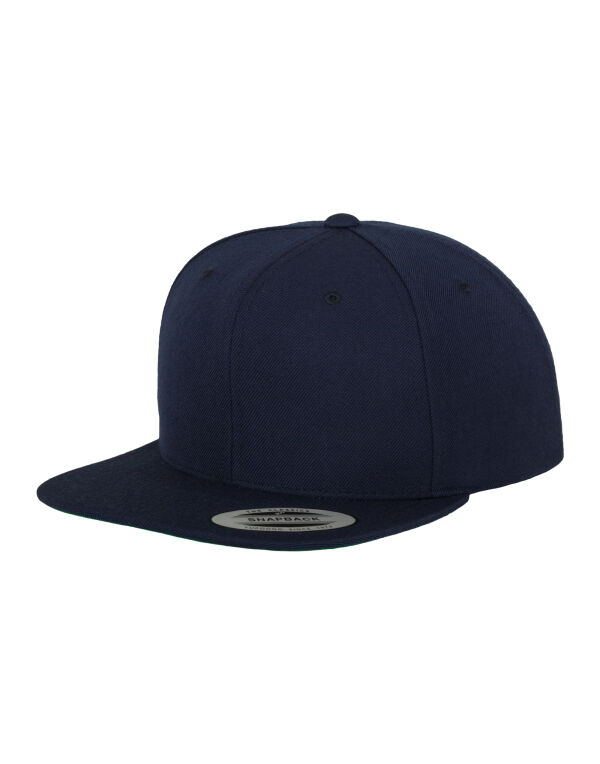 6089M Flexfit Classic Snapback Cap Navy 6089M Flexfit Classic Snapback Cap Navy