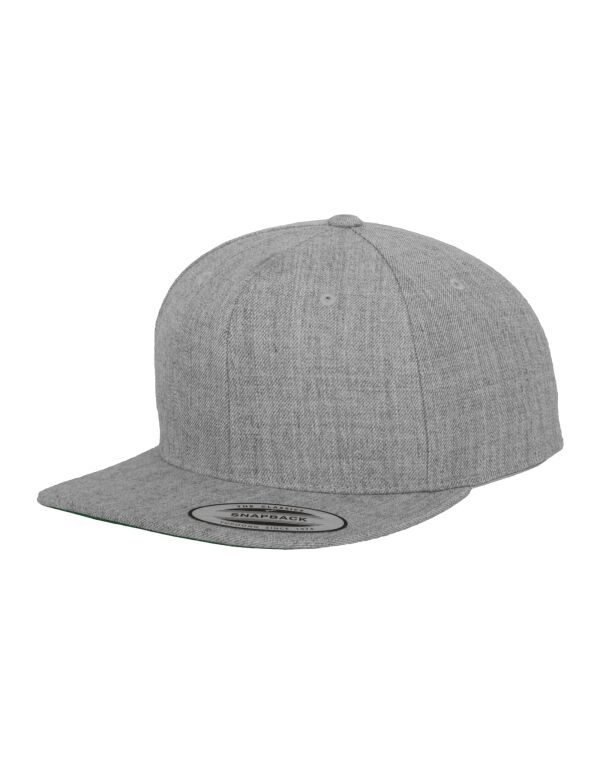 6089M Flexfit Classic Snapback Cap Heather 6089M Flexfit Classic Snapback Cap Heather