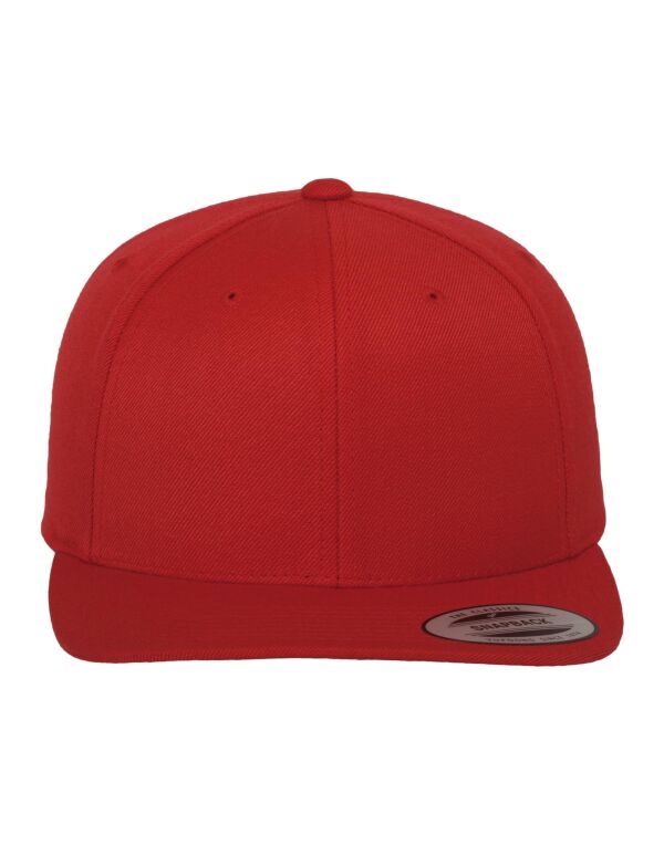 6089M Flexfit Classic Snapback Cap Red 6089M Flexfit Classic Snapback Cap Red