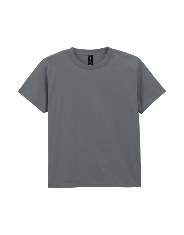 3000B Gildan Light Cotton Youth T-Shirt Charcoal