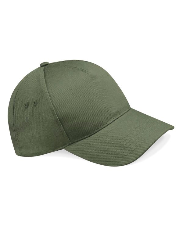 B15 Beechfield Ultimate 5 Panel Cap Olive Green