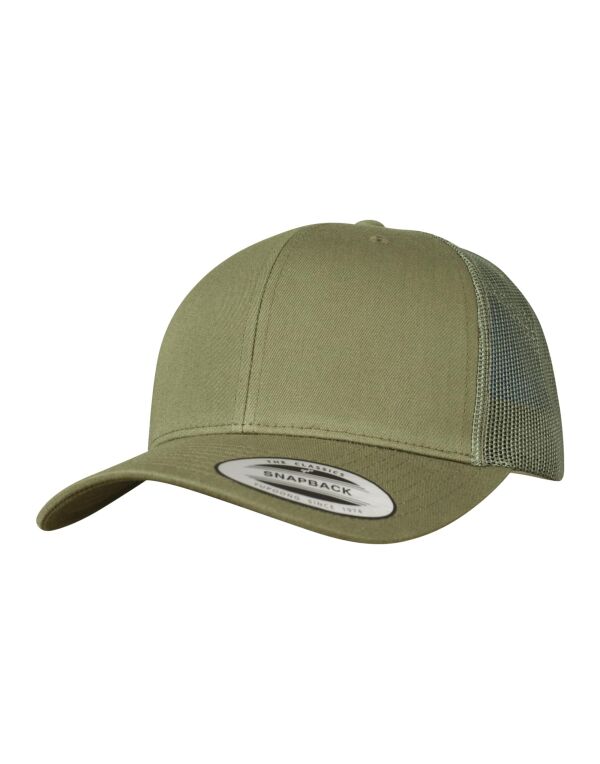 6606 Flexfit Retro Trucker Cap Buck