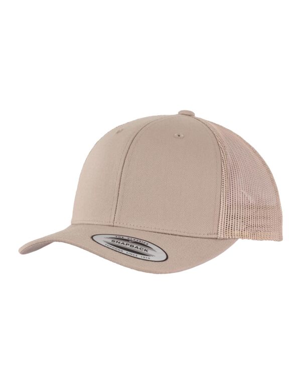 6606 Flexfit Retro Trucker Cap Khaki
