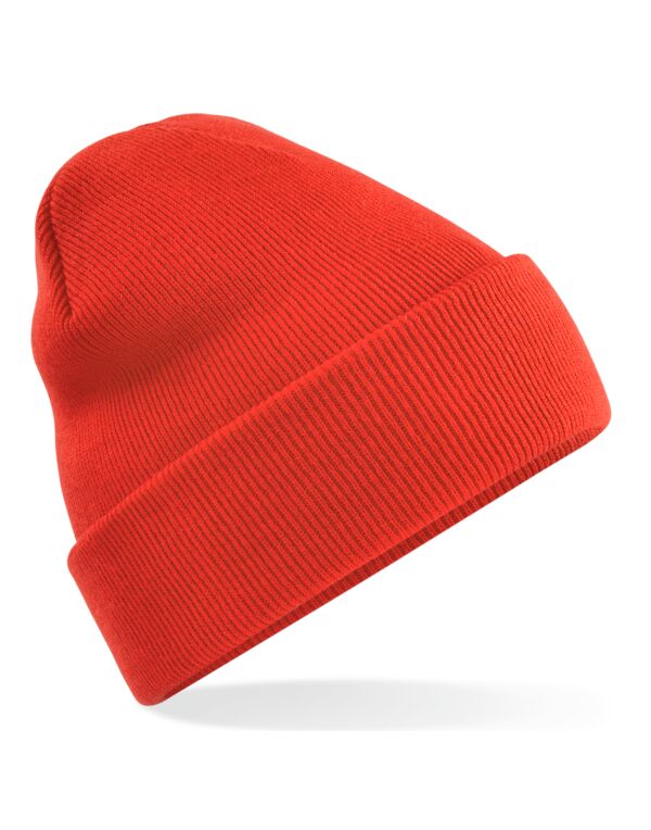 B45 Beechfield Original Cuffed Beanie Fire Red B45 Beechfield Original Cuffed Beanie Fire Red