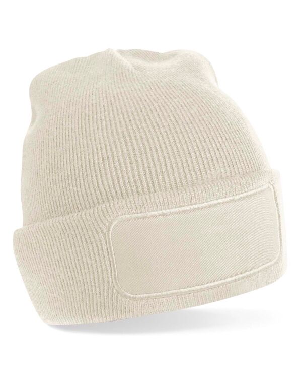 B445 Beechfield Original Patch Beanie Almond