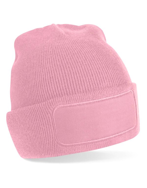 B445 Beechfield Original Patch Beanie Dusty Pink