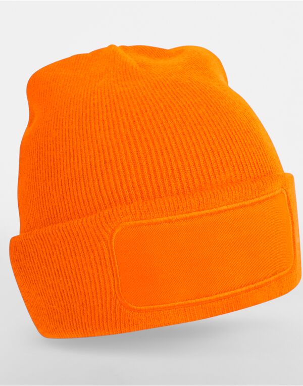 B445 Beechfield Original Patch Beanie Orange