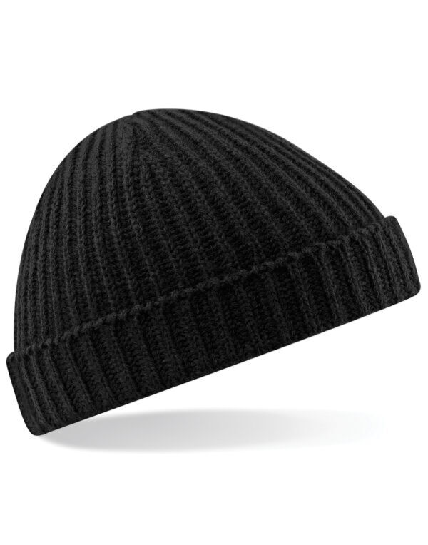 B460 Beechfield Trawler Beanie Black B460 Beechfield Trawler Beanie Black