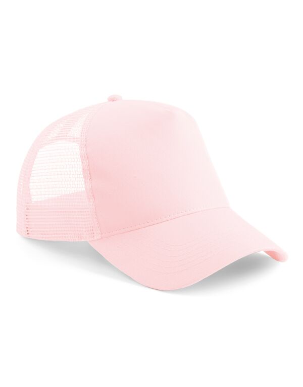 B640 Beechfield Snapback Trucker Pastel Pink/Pastel Pink