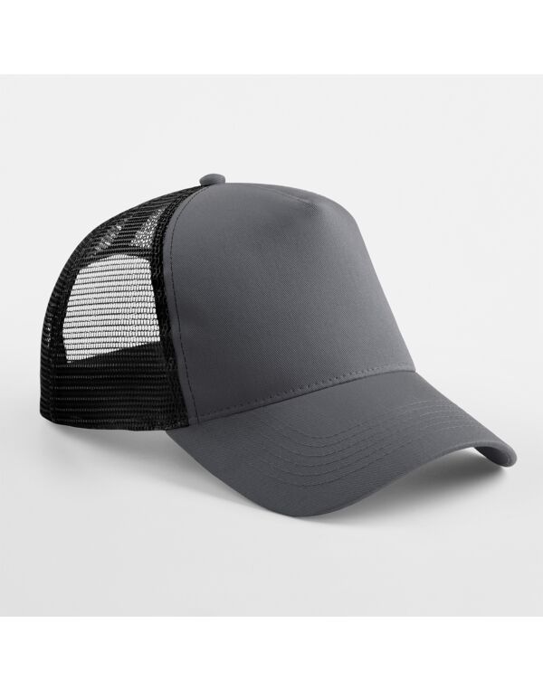 B640 Beechfield Snapback Trucker Graphite Grey/Black