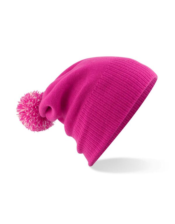 B450 Beechfield Snowstar Beanie Fuchsia/Off White B450 Beechfield Snowstar Beanie Fuchsia/Off White