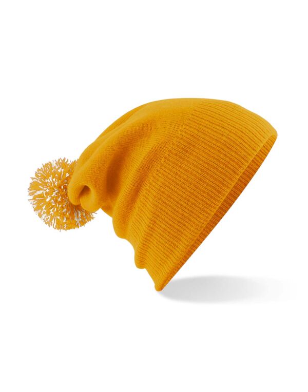 B450 Beechfield Snowstar Beanie Mustard/ Off White B450 Beechfield Snowstar Beanie Mustard/ Off White