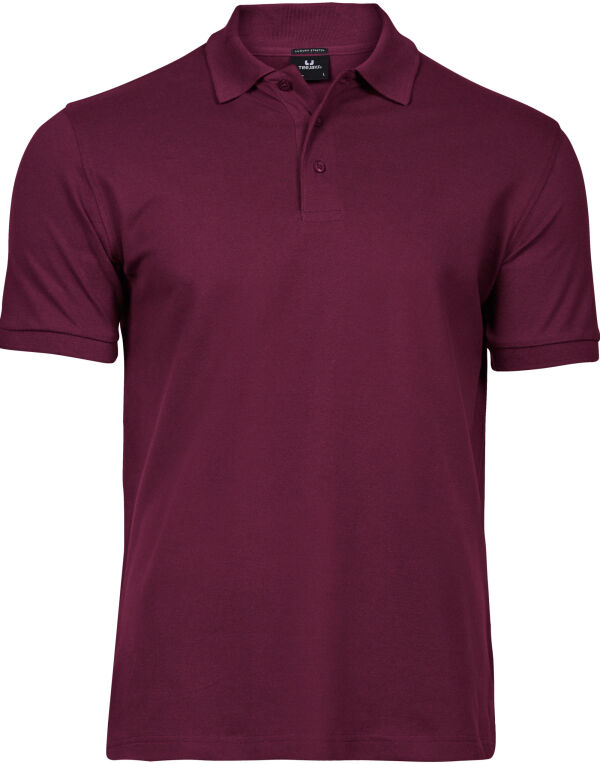 TJ1405 Tee Jays Men’s Luxury Stretch Polo Wine