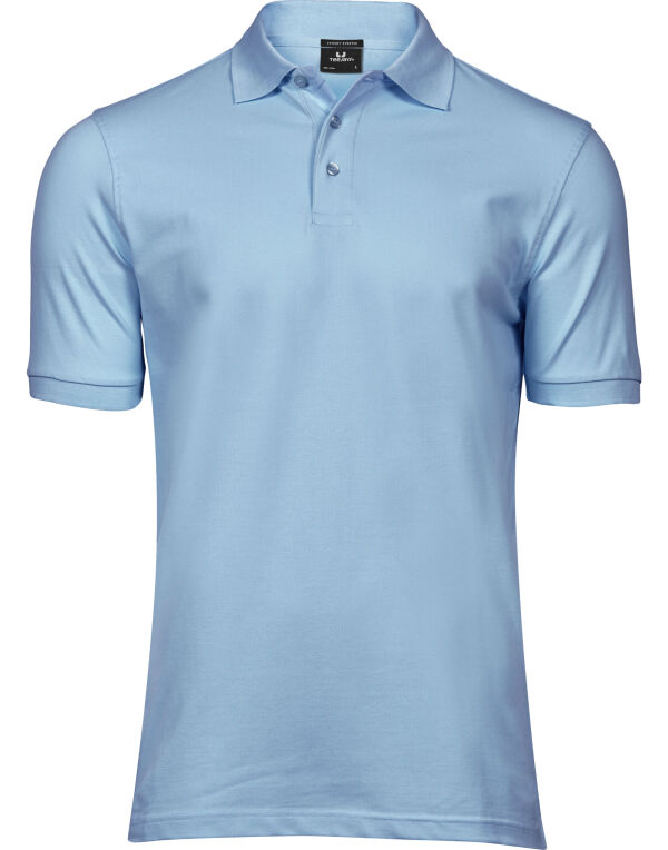 TJ1405 Tee Jays Men’s Luxury Stretch Polo Light Blue TJ1405 Tee Jays Men’s Luxury Stretch Polo Light Blue