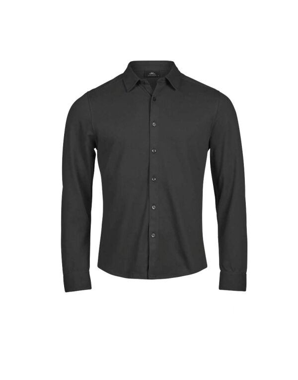 TJ1416 Tee Jays Luxury Stretch Shirt Black