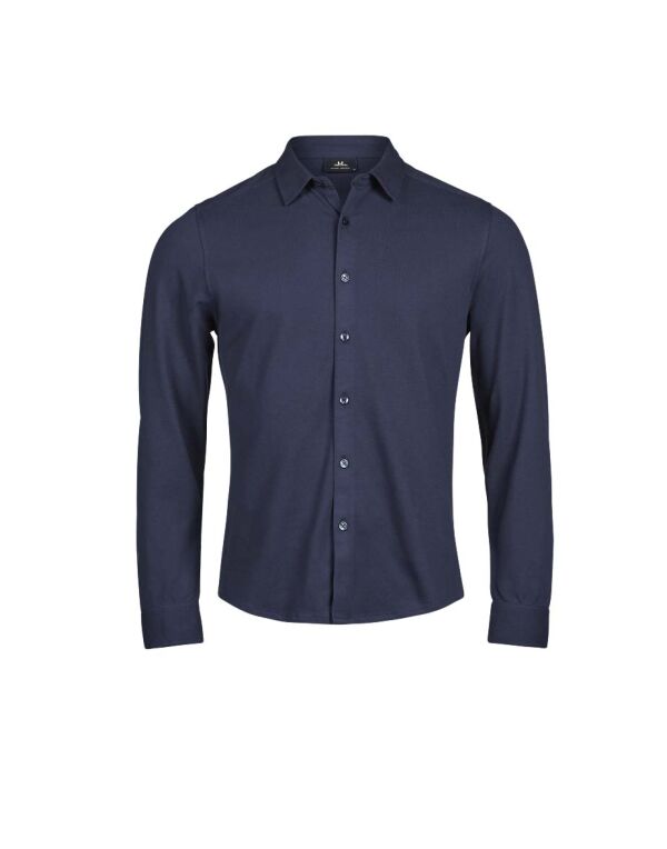 TJ1416 Tee Jays Luxury Stretch Shirt Navy