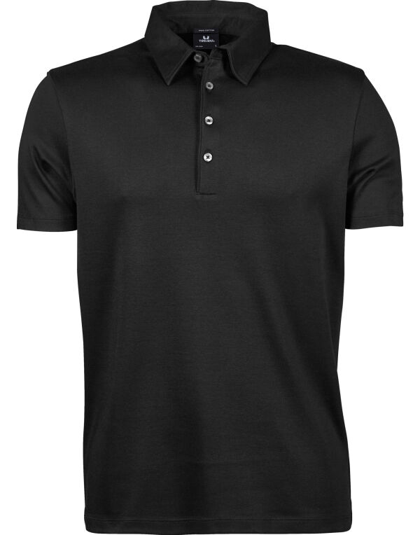 TJ1440 Tee Jays Men’s Pima Cotton Polo Black