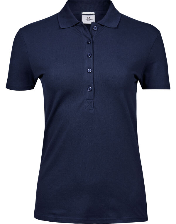TJ145 Tee Jays Ladies’ Luxury Stretch Polo Navy TJ145 Tee Jays Ladies’ Luxury Stretch Polo Navy