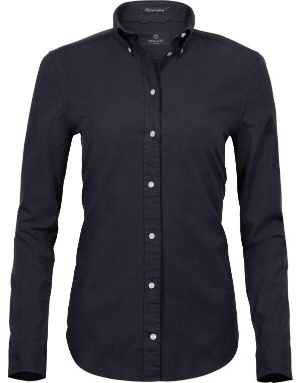 TJ4001 Tee Jays Ladies’ Perfect Oxford Shirt Black