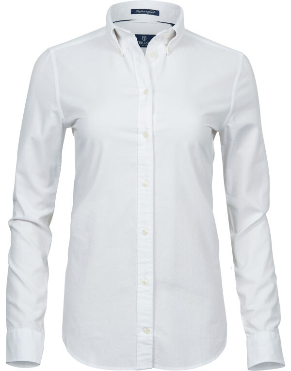 TJ4001 Tee Jays Ladies’ Perfect Oxford Shirt White