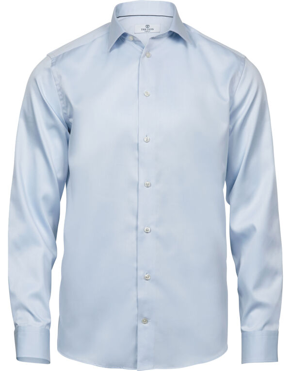 TJ4020 Tee Jays Men’s Luxury Shirt Comfort Fit Light Blue