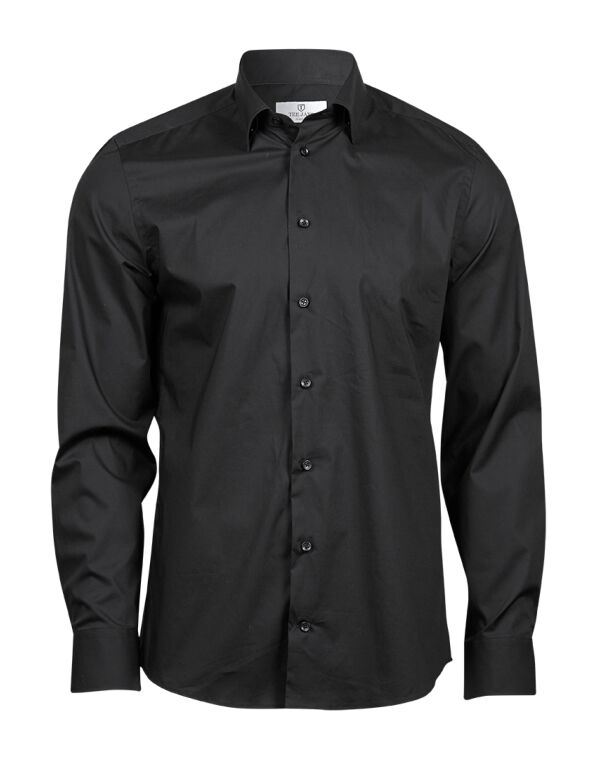 TJ4024 Tee Jays Men’s Stretch Luxury Shirt Black