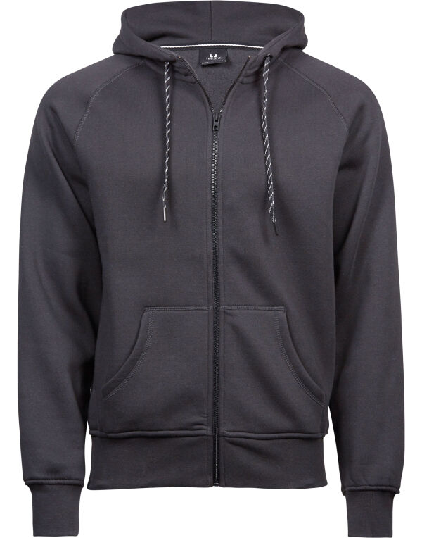 TJ5435 Tee Jays Men’s Fashion Full Zip Hood Dark Grey