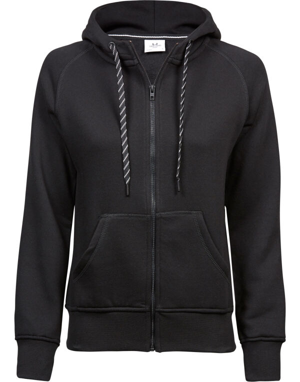TJ5436 Tee Jays Ladies’ Fashion Full Zip Hood Black