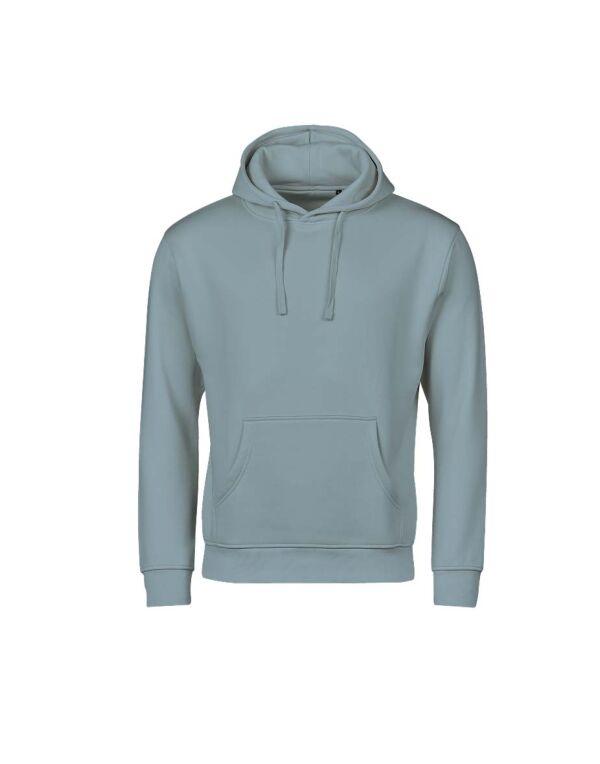 TJ5152 Tee Jays Unlabeled Hooded Sweatshirt Misty Blue