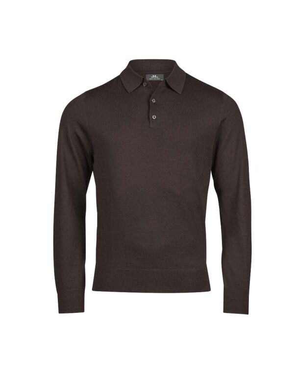 TJ6002 Tee Jays Polo Knit Mocha