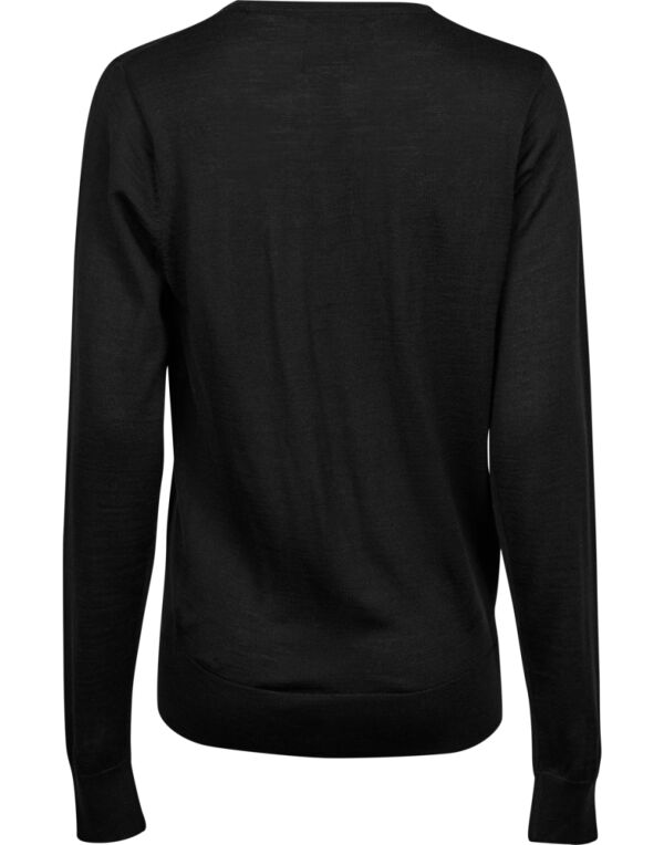 TJ6006 Tee Jays Ladies’ Crew Neck Sweater Black