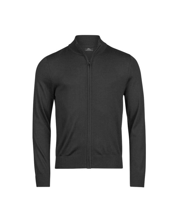TJ6012 Tee Jays Full Zip Knit Black