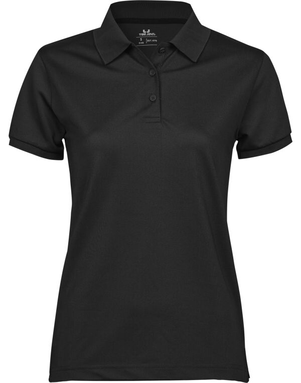 TJ7001 Tee Jays Women’s Club Polo Black