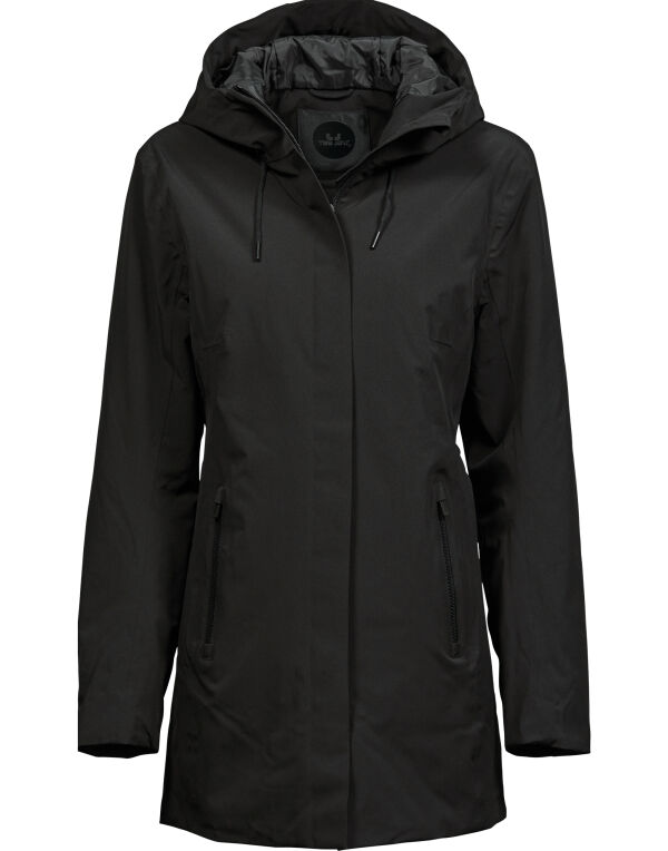TJ9609 Tee Jays Ladies’ All Weather Parka Black