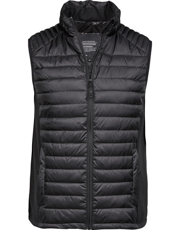 TJ9624 Tee Jays Men’s Crossover Bodywarmer Black/Black